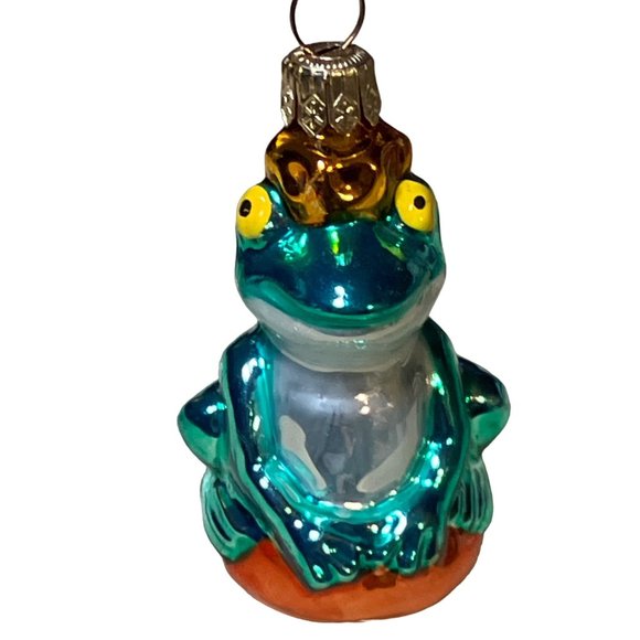 Frog Prince Ornament Made in Poland - Picture 2 of 10